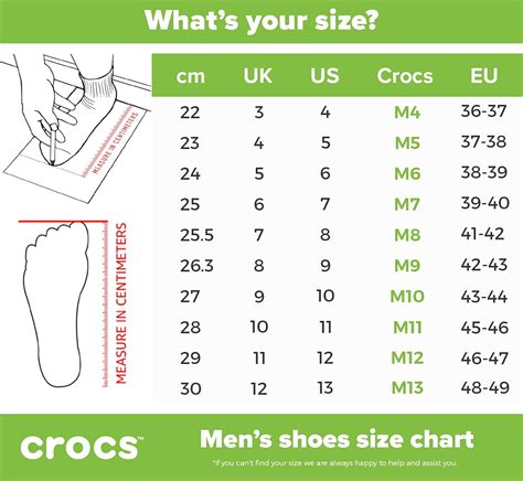 crocs men size chart - monitoring.solarquest.in