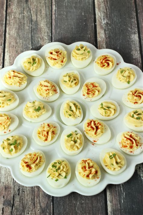 Classic Deviled Eggs - Mirlandra's Kitchen