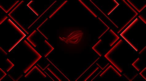 ASUS ROG Wallpaper 4K, Ambient lighting, Red lighting