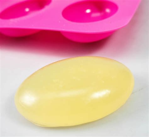 6 cell Oval Pebble Silicone Soap Mould - 95mls Silicone Moulds