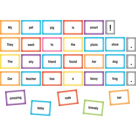 Silly Sentences Pocket Chart Cards - TCR20849 | Teacher Created Resources