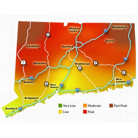 Connecticut Fall Foliage Map 2024 - Lona Sibeal