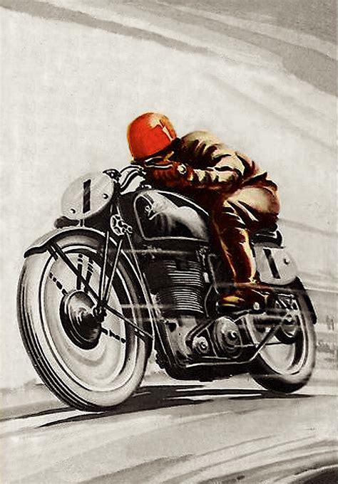 Vintage motorcycle art | Inazuma café racer