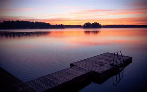 Lake Dock Sunset Wallpapers - Top Free Lake Dock Sunset Backgrounds ...