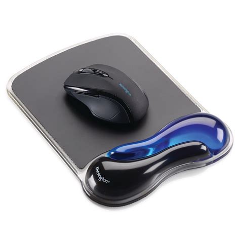 Kensington Duo Gel Mouse Pad with Wrist Rest - Blue (K62401AM) | Wrist ...