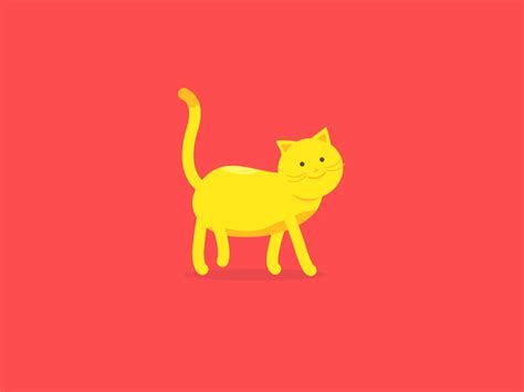 Cat Walk Animated GIF by Sanjeeban Maji on Dribbble