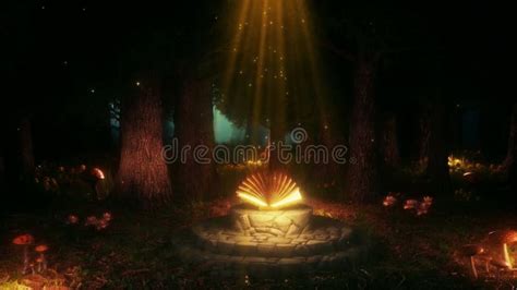 The Magical Forest of the Enchanted Book - Nature Landscape Loop Background Stock Footage ...