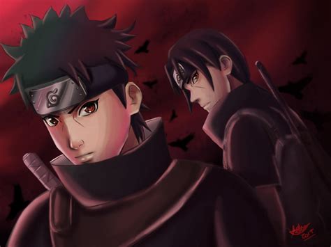 Shisui and Itachi Uchiha by aprilelvidge on DeviantArt