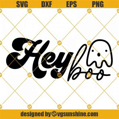 Hey Boo SVG, Fall SVG, Halloween SVG, Boo SVG