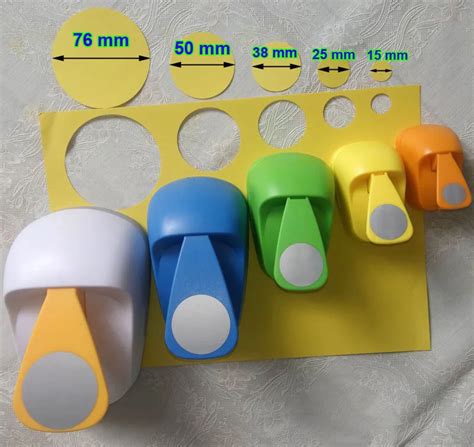 3" 2" 1.5" 1" circle shape craft punch Hole Paper Cutter Scrapbooking school Paper Puncher eva ...