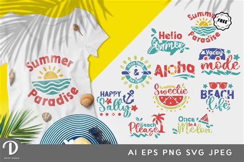 Summer Quotes SVG Cut File - Summer SVG Bundle - Drizy Studio