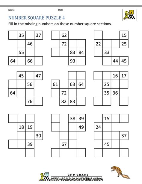 Number Square Puzzles