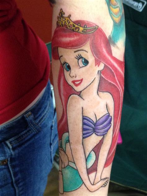 Ariel Disney princess tattoo. | Disney princess tattoo, Princess tattoo, Disney ariel