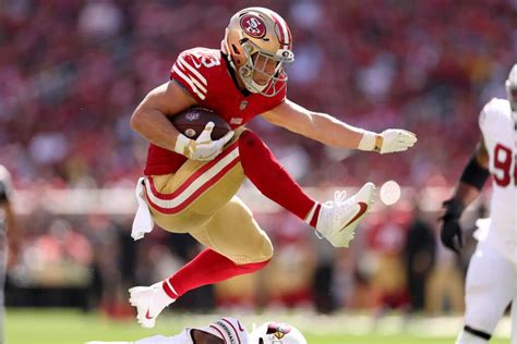 49ers’ Christian McCaffrey scores 4 TDs in win vs. Cardinals; San Francisco now 4-0 - The Athletic