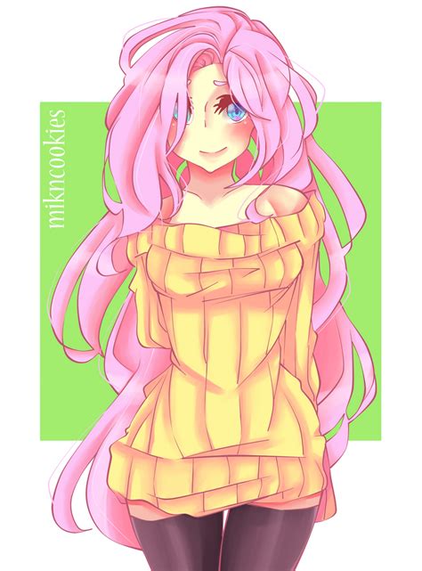 Fluttershy Human by MiknCookies on DeviantArt