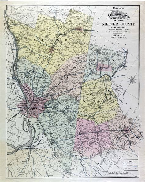 Maps - Mercer County, 1918