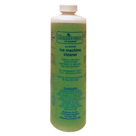 MANITOWOC Ice Machine Cleaner,16 oz.,Green - 10L484|5162 - Grainger