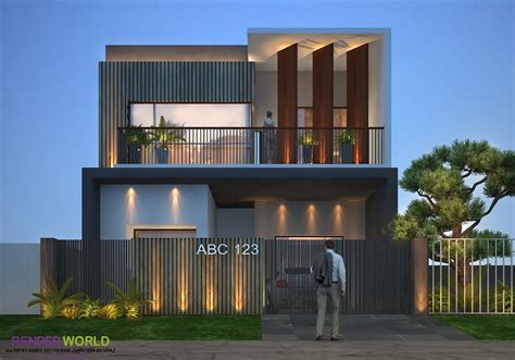 Latest Modern Exterior Modern House Front Elevation Designs – TRENDECORS