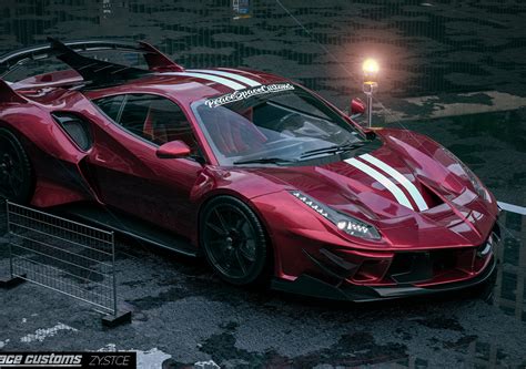 Ferrari 488 Pista "Evoluzione" Custom | CGTrader