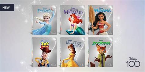 Disney Movie Club Releases 6 Animated Hits in Disney100 Collectible Packaging - LaughingPlace.com