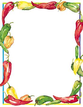 Chili Pepper Border - ClipArt Best