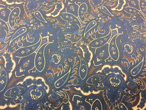 Dark Blue Paisley