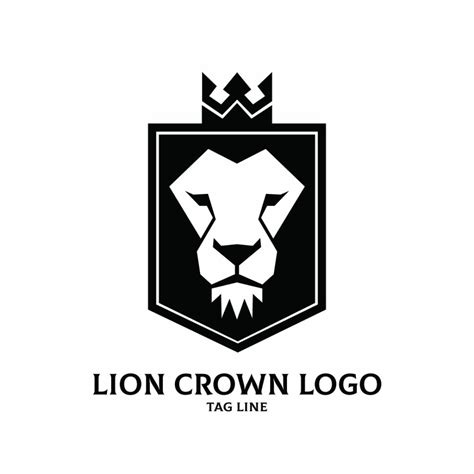 Lion crown logo Template - MasterBundles