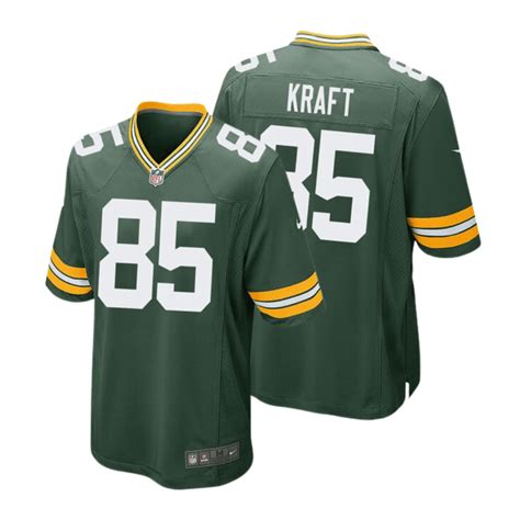 Tucker Kraft 85 Green Bay Packers Men Home Game Jersey - Green - Jersey Teams Store