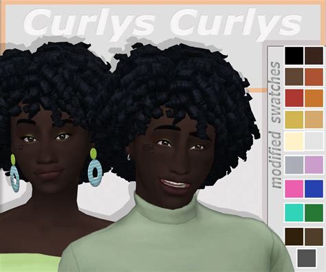 Dbasiasimbr: Curlys Curlys Hair retextured - Sims 4 Hairs | Sims 4 afro hair male, Afro hair ...