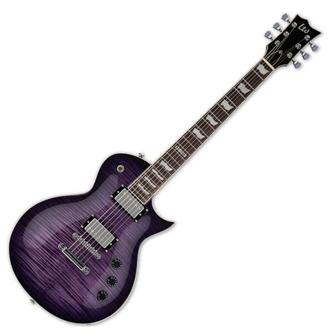 ESP LTD EC-256FM chitarra elettrica, See Thru Purple Sunburst a Gear4Music.com