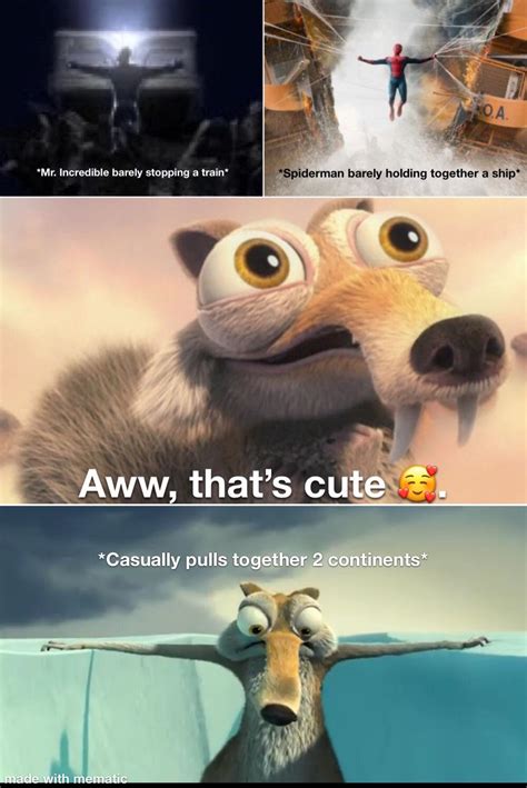 Scrat is STRONK : r/memes