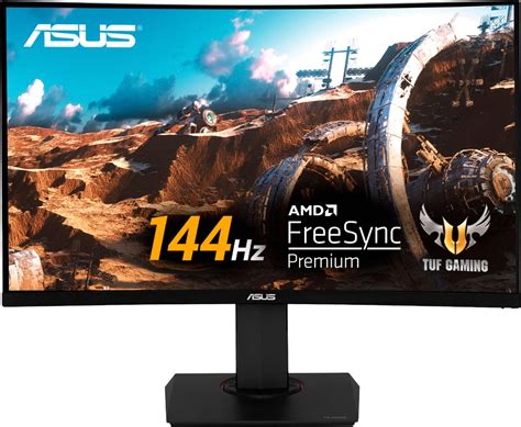 Best Buy: ASUS Gaming 31.5 LCD Curved FreeSync Monitor with HDR (DisplayPort HDMI) Black VG32VQ