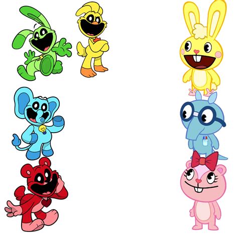 Smiling Critters characters' personalities and designs remind me of HTF ...