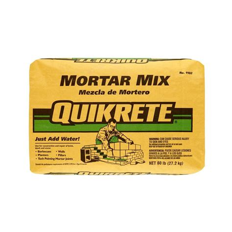 Quikrete 60 lb. Mortar Mix-110260 - The Home Depot