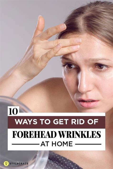 10 Simple Ways To Get Rid Of Forehead Wrinkles At Home – They Worked For Me | Forehead wrinkles ...