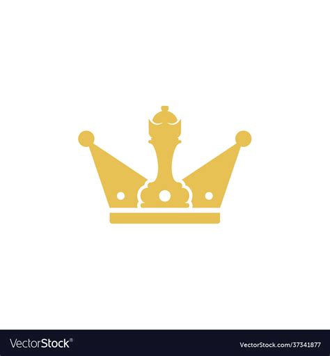 King chess logo design creative Royalty Free Vector Image