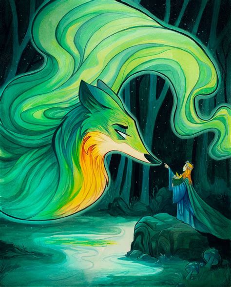 Fox Spirit 5x7 - Nicholas Jackson Illustration