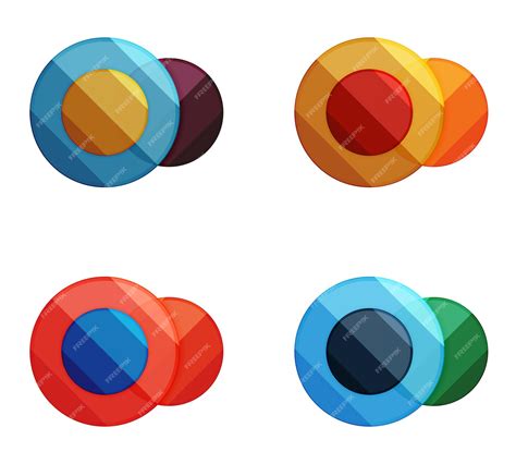 Premium Vector | Vector circle banners