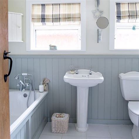 Add tongue-and-groove panelling and paint in a subtle pale grey for a classic look in the ...