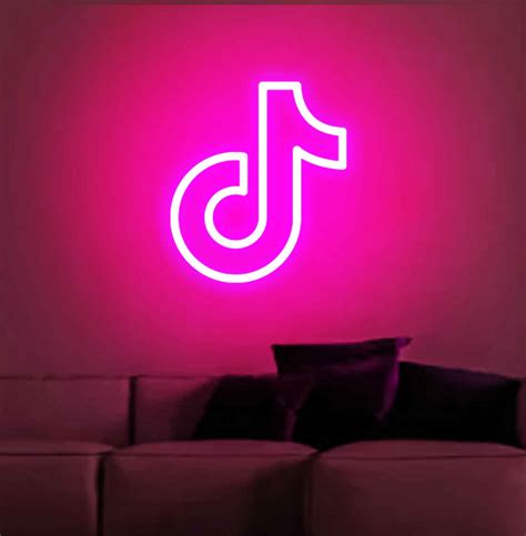 Tiktok Logo Neon Sign - Neon Light – Neon Walls