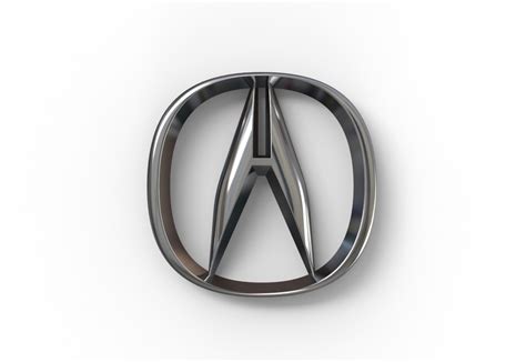 Acura logo | 3D CAD Model Library | GrabCAD