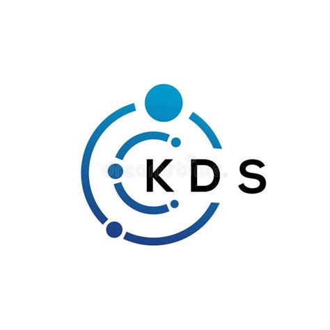 KDS Letter Technology Logo Design on White Background. KDS Creative Initials Letter it Logo ...