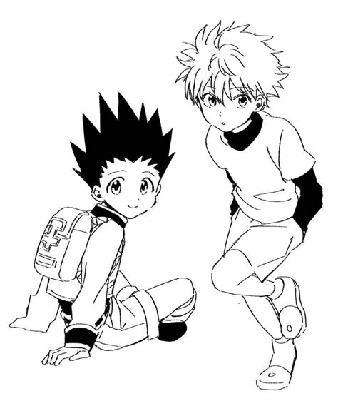 Angry Killua Zoldyck Coloring Pages - Killua Zoldyck Coloring Pages - Coloring Pages For Kids ...