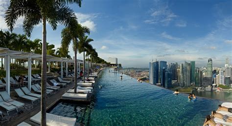 Marina Bay Sands - Sky High Infinity Pool In Singapore