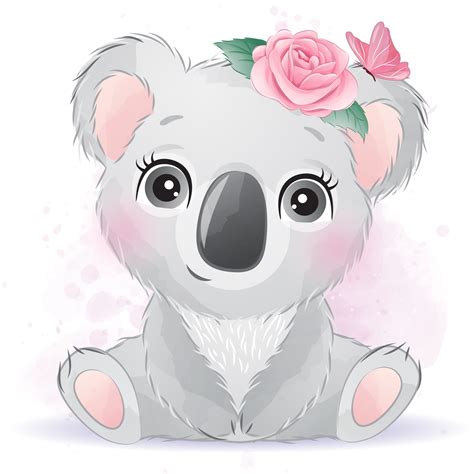 Happy Koala Clip Art