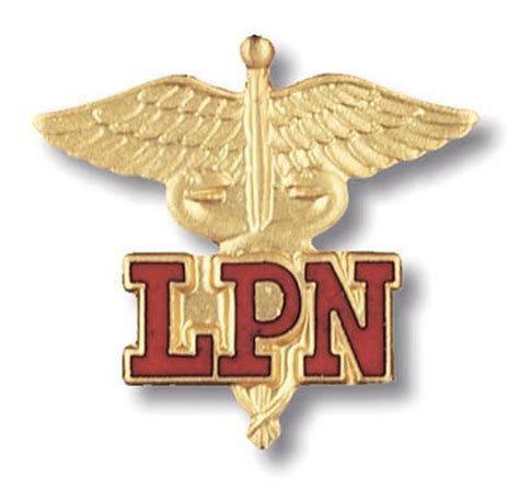 LPN Licensed Practical Nurse Emblem Pin