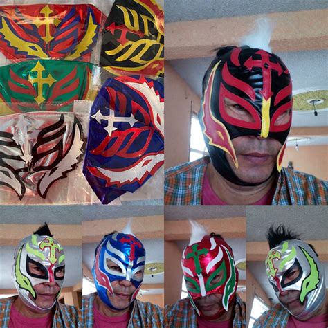 Set of 5 Rey Mysterio Latest Masks & Set of 5 Rey Mysterio | Etsy