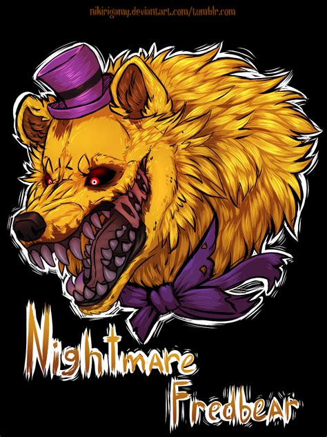 Nightmare fredbear [FNaF 4] by NiKirigamy on DeviantArt