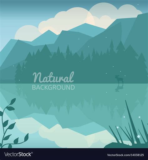 Green nature background Royalty Free Vector Image