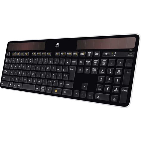 Logitech K750 Wireless Solar Keyboard for Windows Solar Recharging Keyboard 2.4GHz Wireless ...